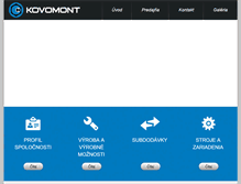 Tablet Screenshot of kovomontsro.sk